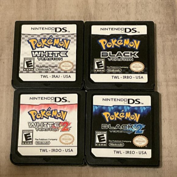 Pokemon Black and White 2 NDS Game DS Cartridge Only,US  Pokemon DS Set Black/White